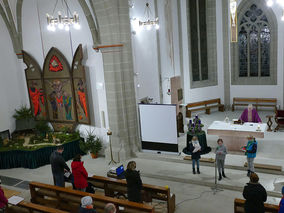 Familiengottesdienst zum 1. Advent (Foto: Karl-Franz Thiede)